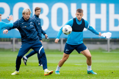 Открытая тренировка «Зенита» перед матчем со «Спартаком»