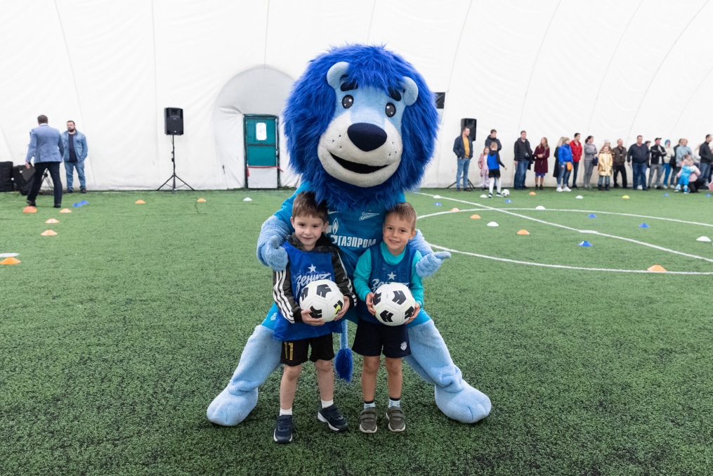 Константин Коноплев на открытии школы «Зенит-Чемпионика»
