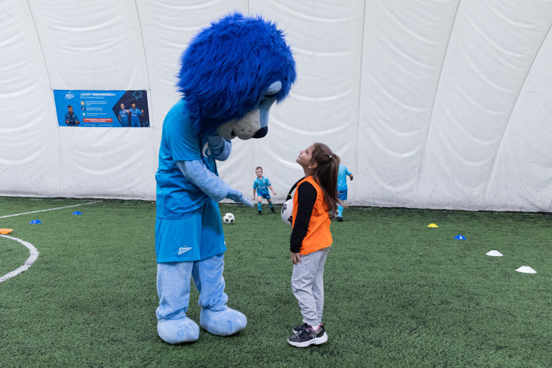 Константин Коноплев на открытии школы «Зенит-Чемпионика»