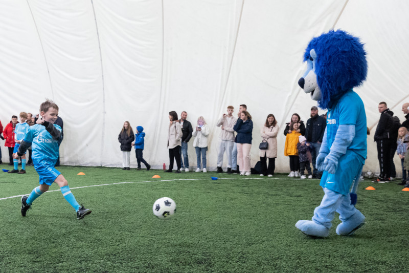 Константин Коноплев на открытии школы «Зенит-Чемпионика»