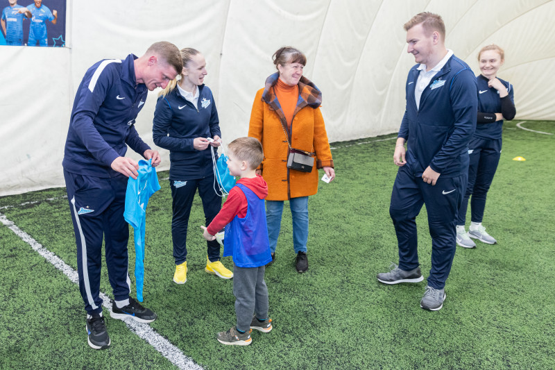 Константин Коноплев на открытии школы «Зенит-Чемпионика»