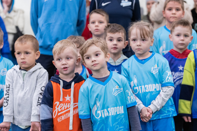 Константин Коноплев на открытии школы «Зенит-Чемпионика»