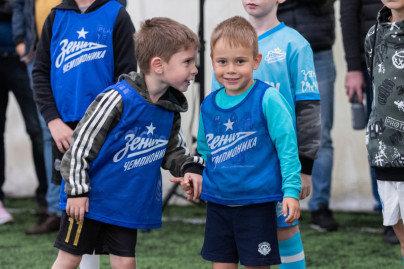 Константин Коноплев на открытии школы «Зенит-Чемпионика»