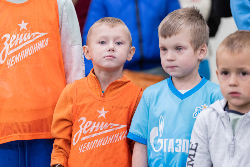 Константин Коноплев на открытии школы «Зенит-Чемпионика»