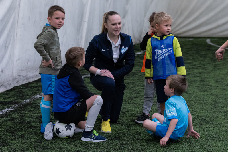 Константин Коноплев на открытии школы «Зенит-Чемпионика»