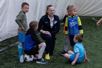 Константин Коноплев на открытии школы «Зенит-Чемпионика»