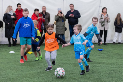 Константин Коноплев на открытии школы «Зенит-Чемпионика»
