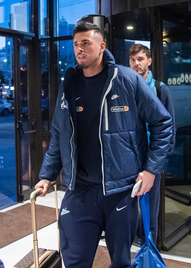 «Факел» — «Зенит»: прибытие команды в отель в Воронеже