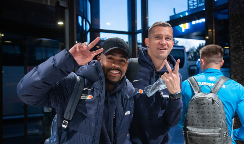 «Факел» — «Зенит»: прибытие команды в отель в Воронеже