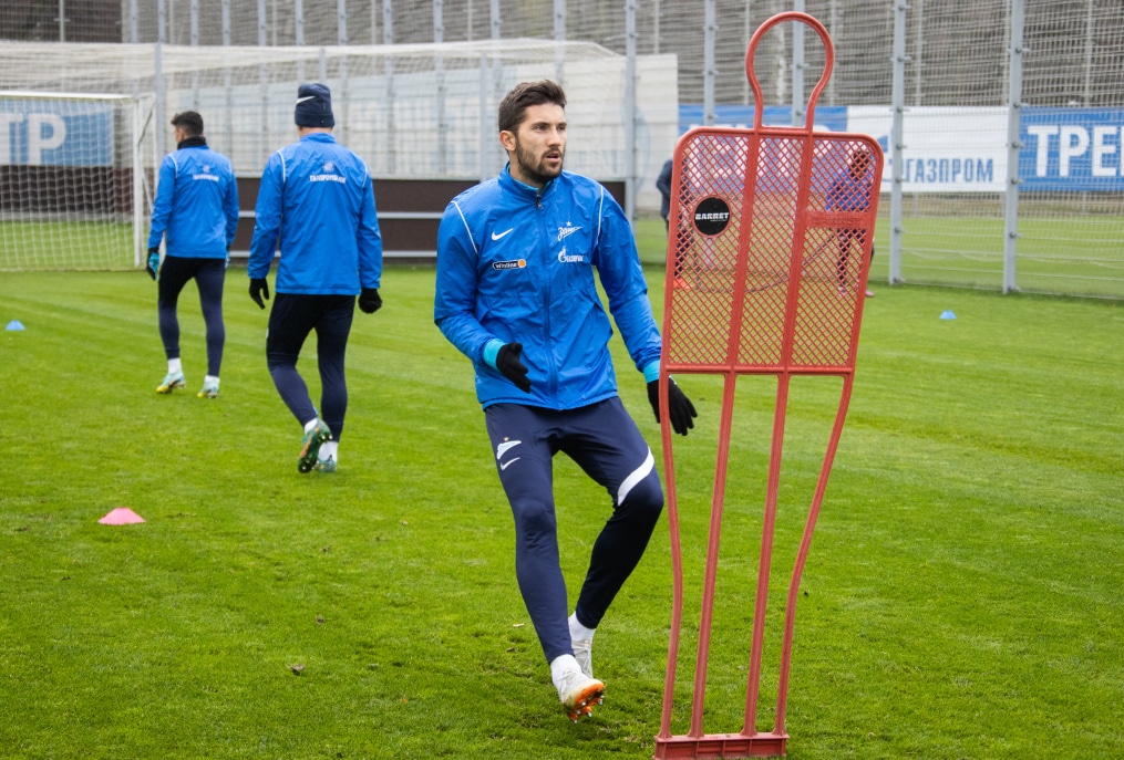 Открытая тренировка «Зенита» перед матчем с «Краснодаром»