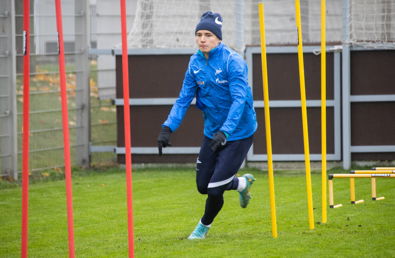 Открытая тренировка «Зенита» перед матчем с «Краснодаром»