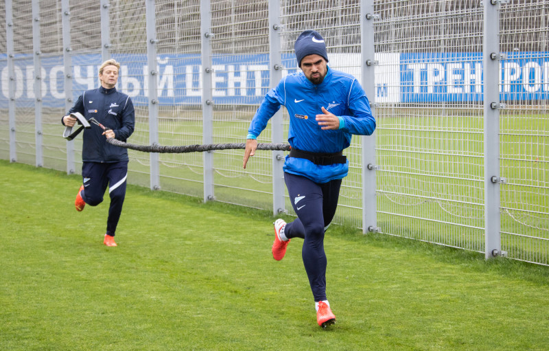 Открытая тренировка «Зенита» перед матчем с «Краснодаром»