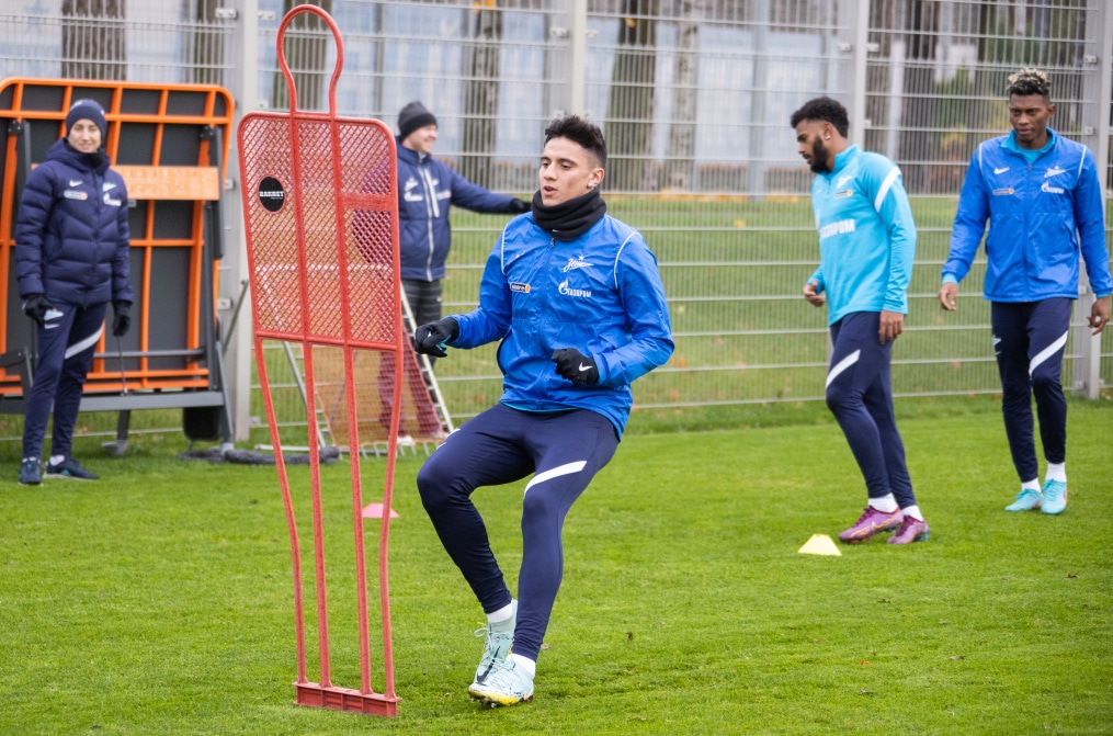 Открытая тренировка «Зенита» перед матчем с «Краснодаром»