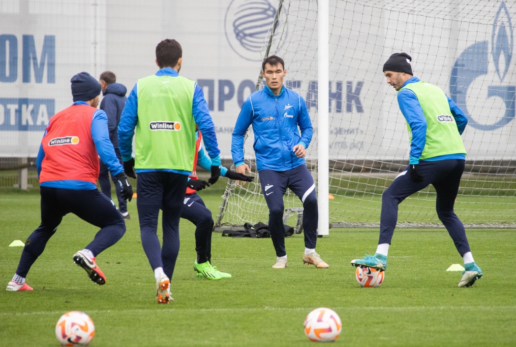 Открытая тренировка «Зенита» перед матчем с «Краснодаром»
