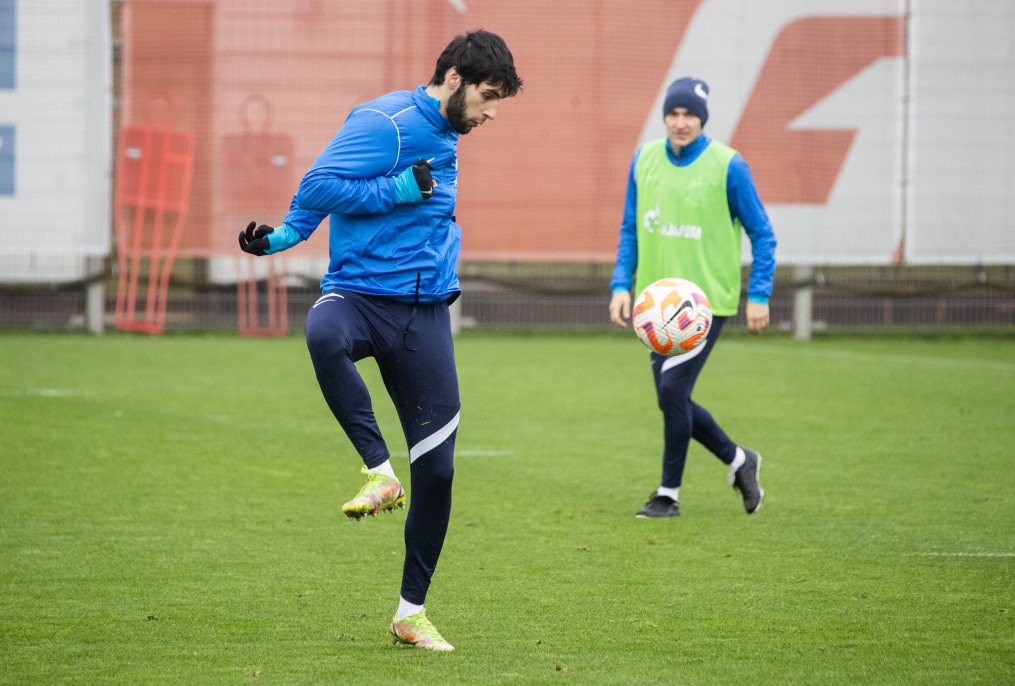 Открытая тренировка «Зенита» перед матчем с «Краснодаром»