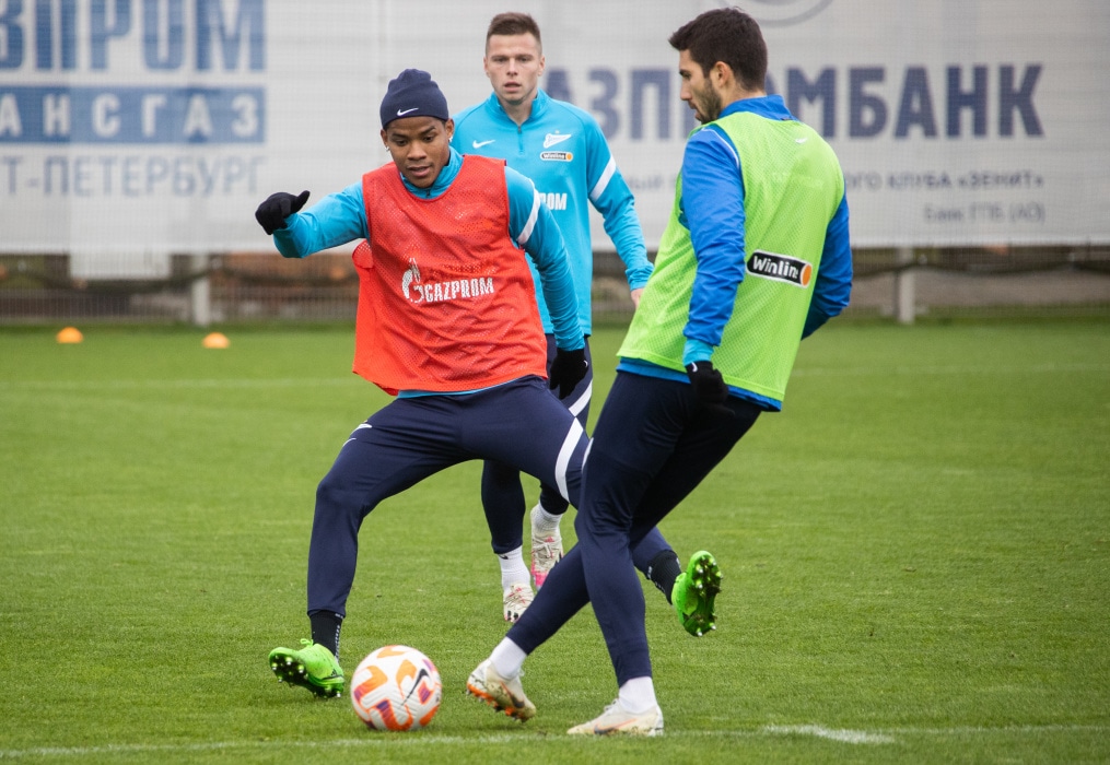 Открытая тренировка «Зенита» перед матчем с «Краснодаром»