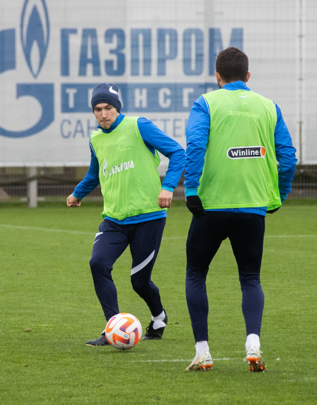 Открытая тренировка «Зенита» перед матчем с «Краснодаром»