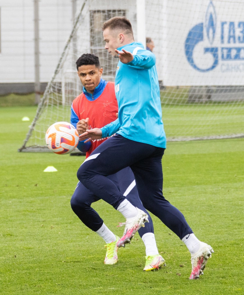 Открытая тренировка «Зенита» перед матчем с «Краснодаром»