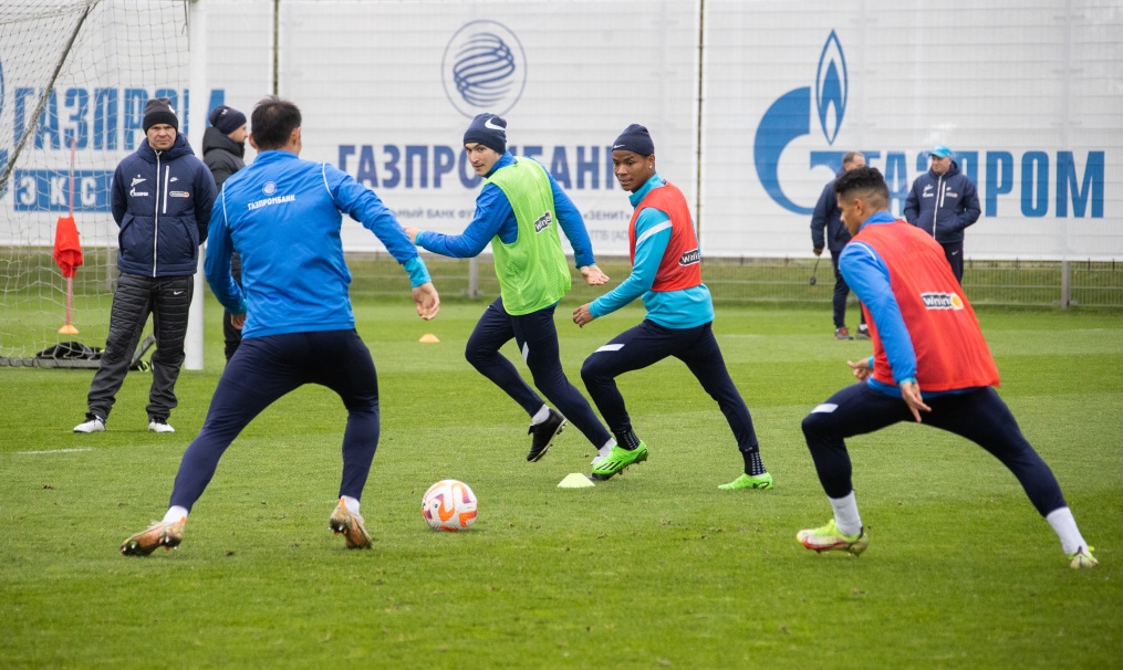 Открытая тренировка «Зенита» перед матчем с «Краснодаром»