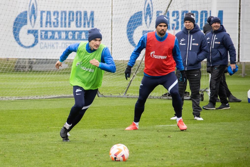 Открытая тренировка «Зенита» перед матчем с «Краснодаром»