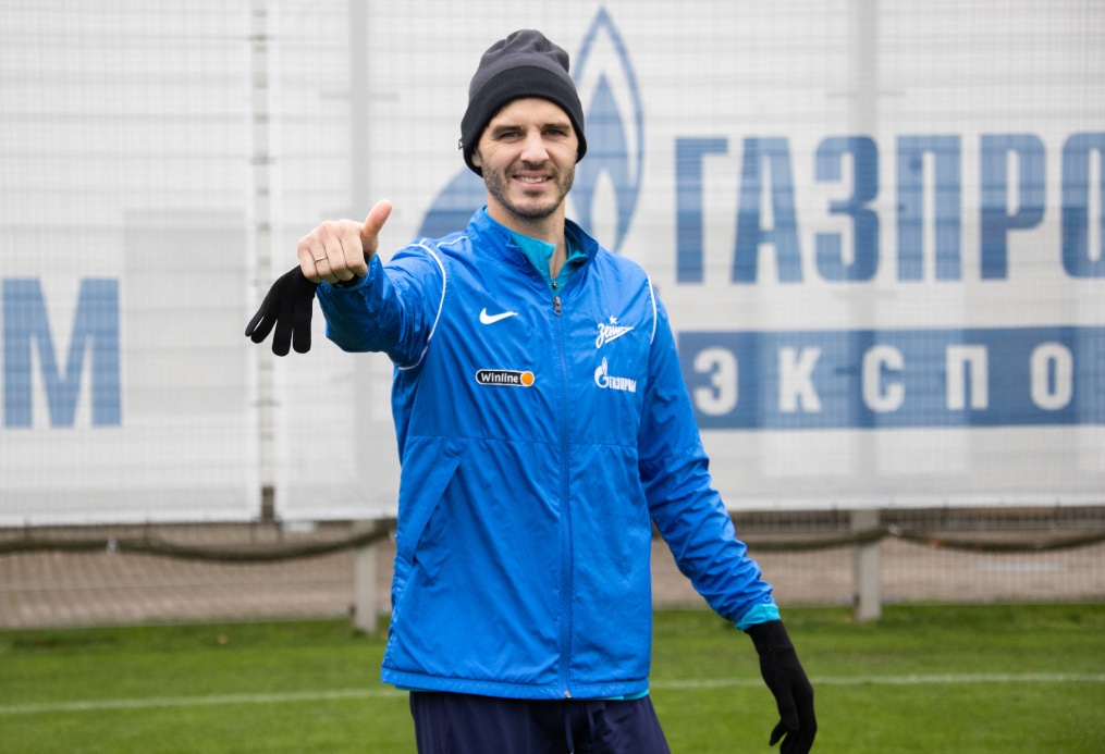 Открытая тренировка «Зенита» перед матчем с «Краснодаром»