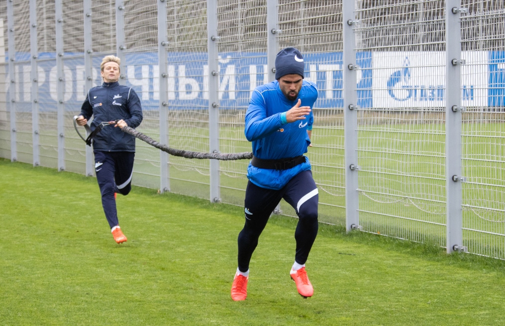 Открытая тренировка «Зенита» перед матчем с «Краснодаром»