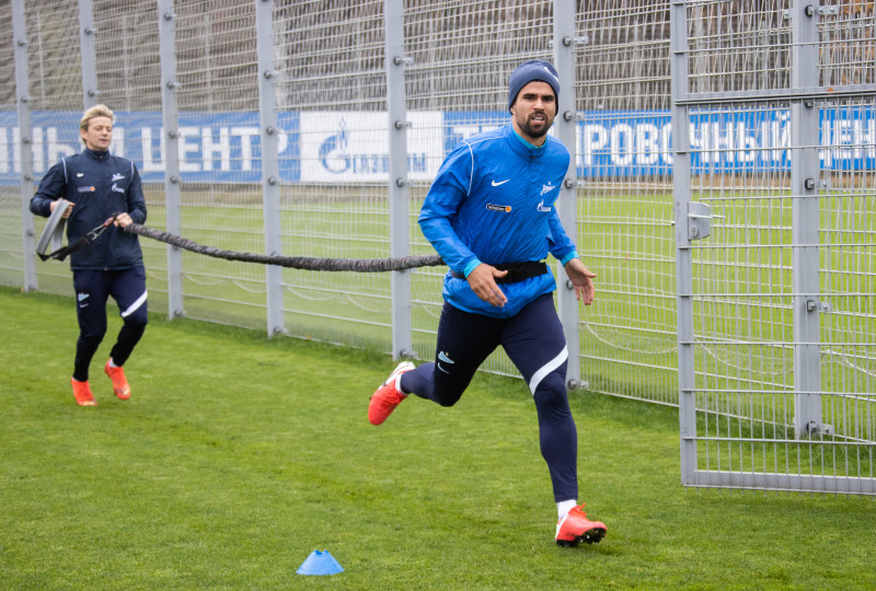 Открытая тренировка «Зенита» перед матчем с «Краснодаром»