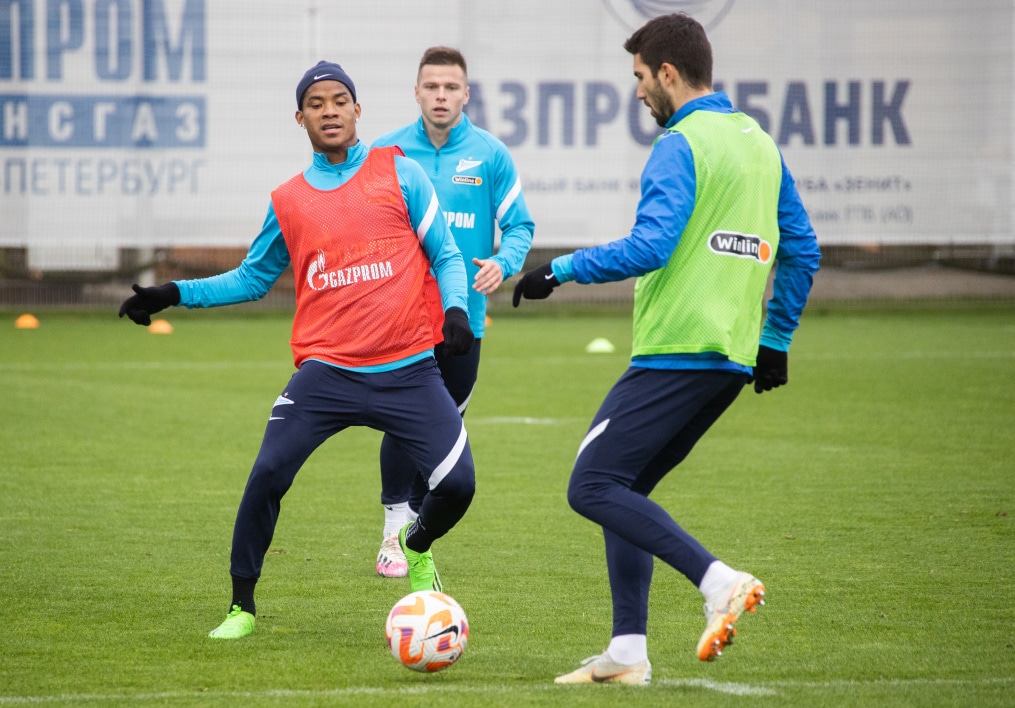 Открытая тренировка «Зенита» перед матчем с «Краснодаром»