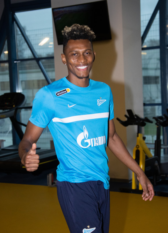 Открытая тренировка «Зенита» перед матчем с«Ахматом»