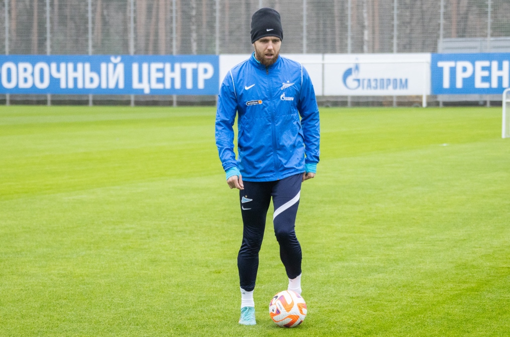 Открытая тренировка «Зенита» перед матчем с«Ахматом»