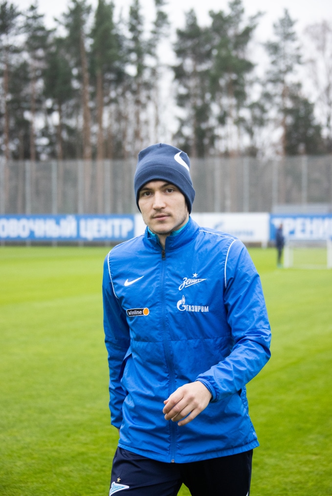 Открытая тренировка «Зенита» перед матчем с«Ахматом»