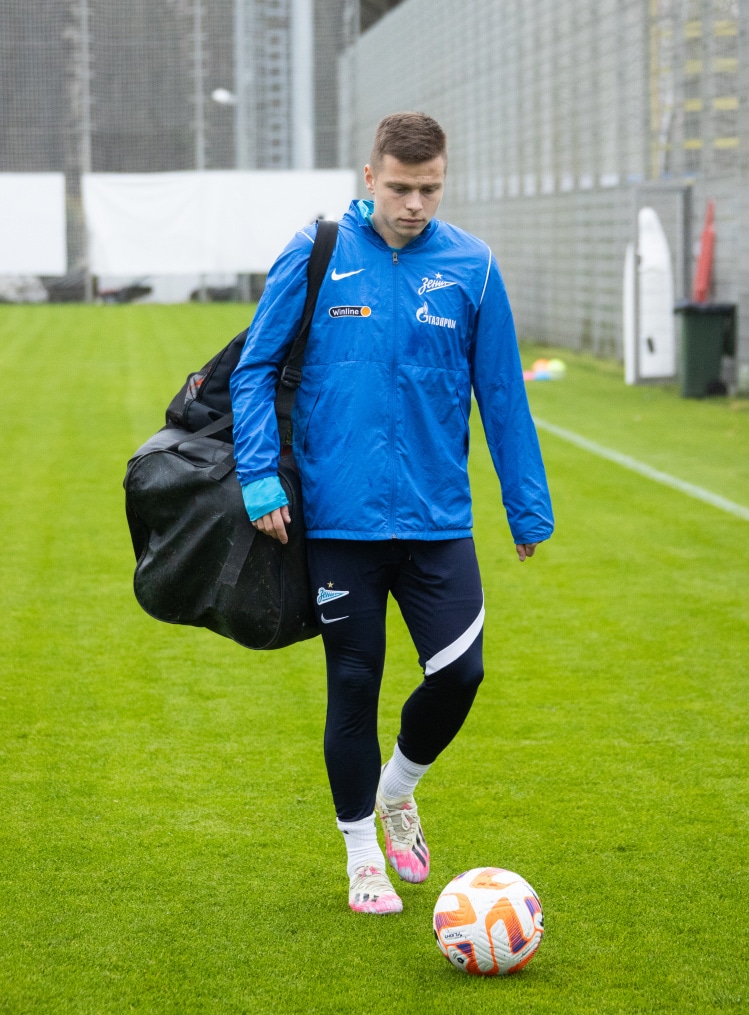 Открытая тренировка «Зенита» перед матчем с«Ахматом»