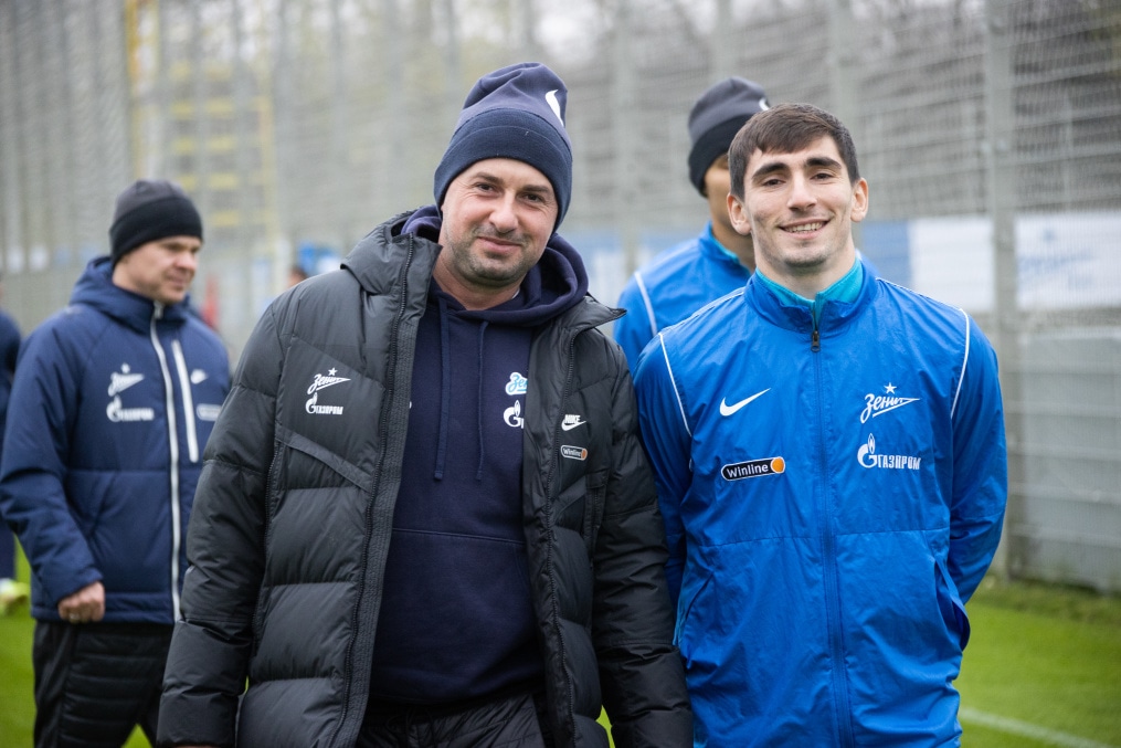 Открытая тренировка «Зенита» перед матчем с«Ахматом»