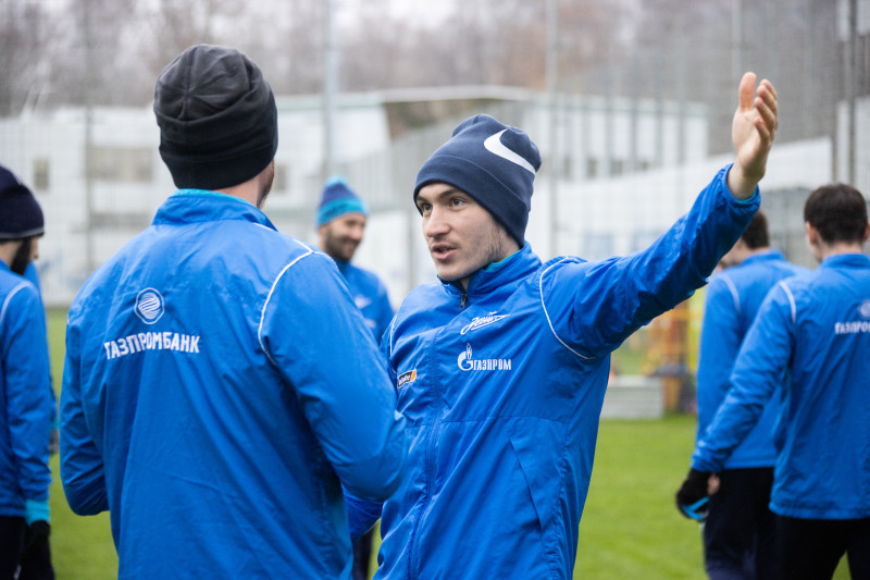 Открытая тренировка «Зенита» перед матчем с«Ахматом»