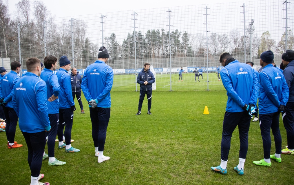 Открытая тренировка «Зенита» перед матчем с«Ахматом»