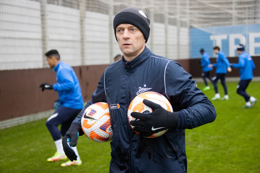 Открытая тренировка «Зенита» перед матчем с«Ахматом»