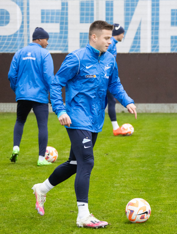 Открытая тренировка «Зенита» перед матчем с«Ахматом»