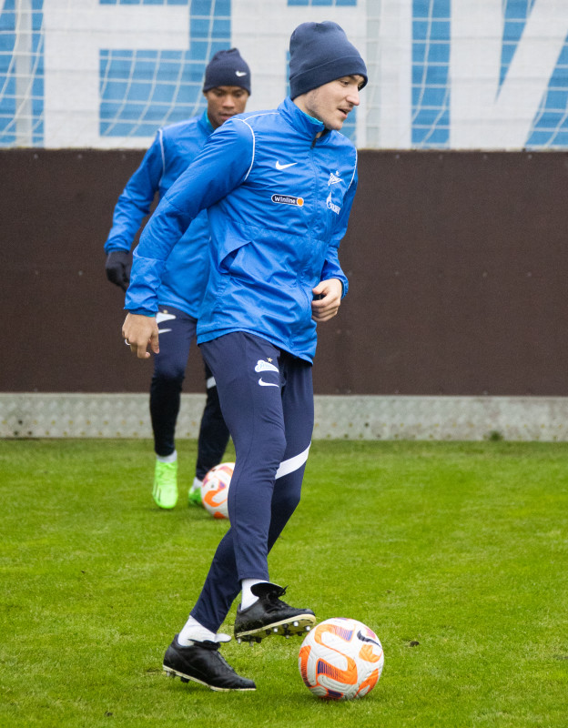 Открытая тренировка «Зенита» перед матчем с«Ахматом»