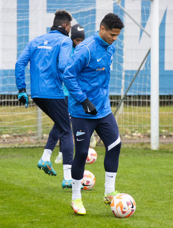 Открытая тренировка «Зенита» перед матчем с«Ахматом»