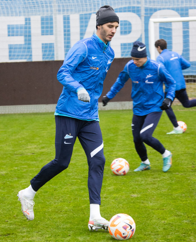 Открытая тренировка «Зенита» перед матчем с«Ахматом»