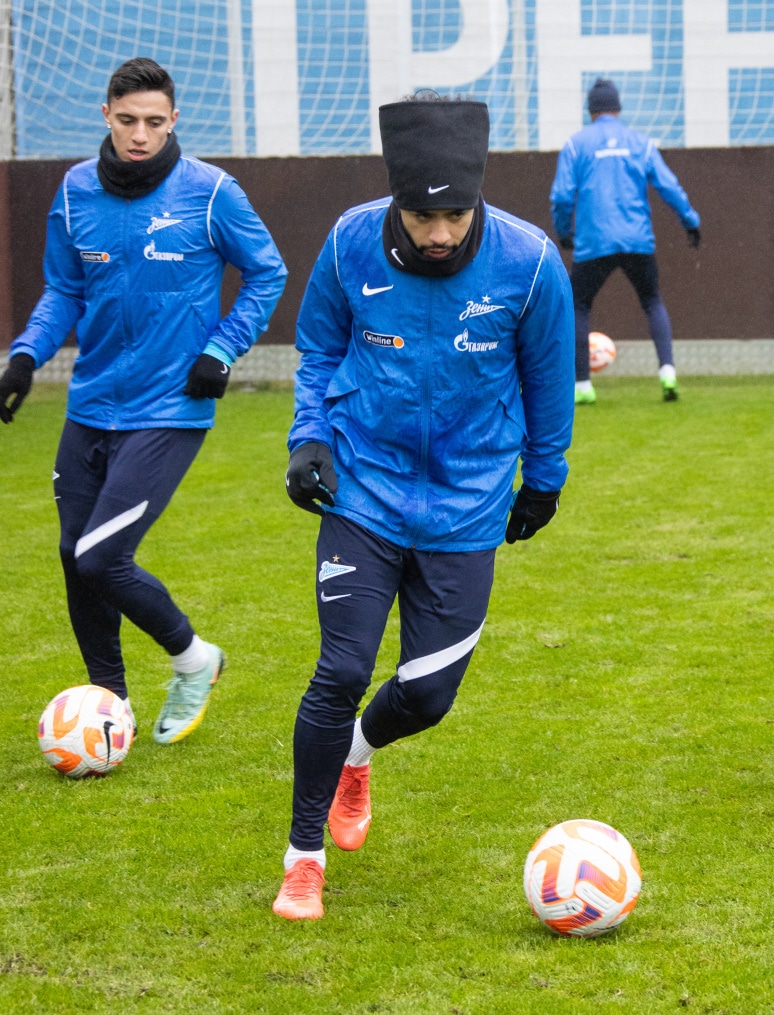 Открытая тренировка «Зенита» перед матчем с«Ахматом»