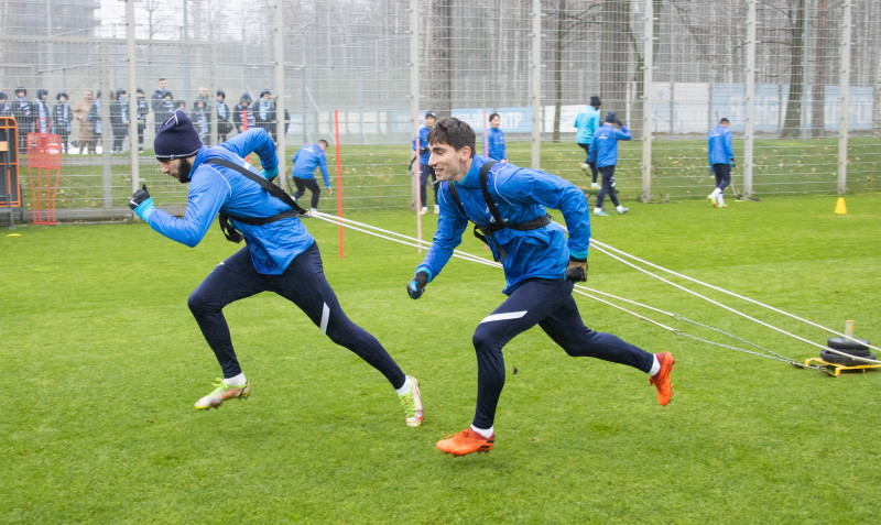 Открытая тренировка «Зенита» перед матчем с«Ахматом»