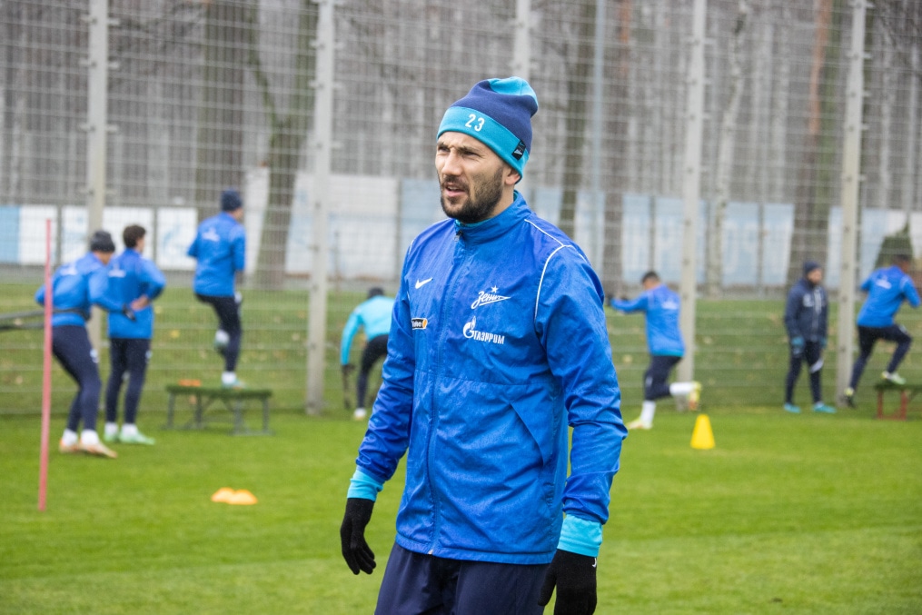 Открытая тренировка «Зенита» перед матчем с«Ахматом»