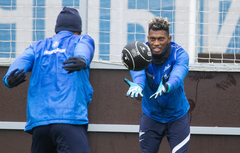 Открытая тренировка «Зенита» перед матчем с«Ахматом»