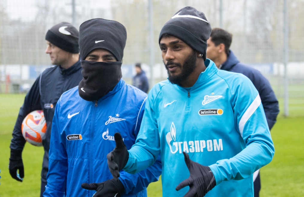 Открытая тренировка «Зенита» перед матчем с«Ахматом»