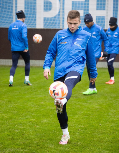 Открытая тренировка «Зенита» перед матчем с«Ахматом»