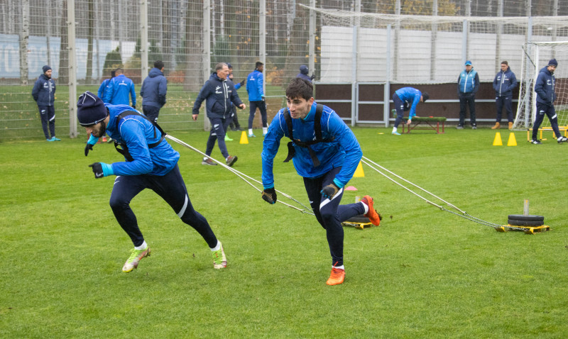 Открытая тренировка «Зенита» перед матчем с«Ахматом»