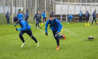 Открытая тренировка «Зенита» перед матчем с«Ахматом»