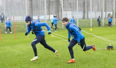 Открытая тренировка «Зенита» перед матчем с«Ахматом»