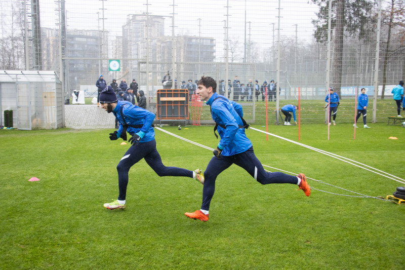 Открытая тренировка «Зенита» перед матчем с«Ахматом»